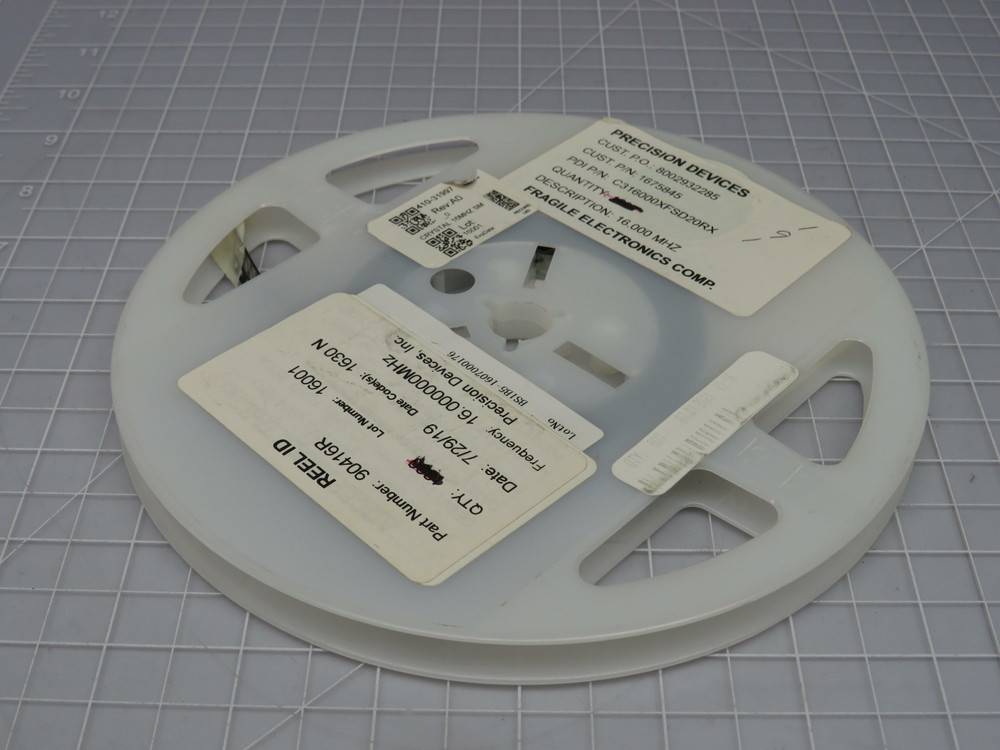 Lot of 150 Fragile Electronics 90416R 1675845 Crystal 16Mhz SMD C316000XFSD20RX  For Sale