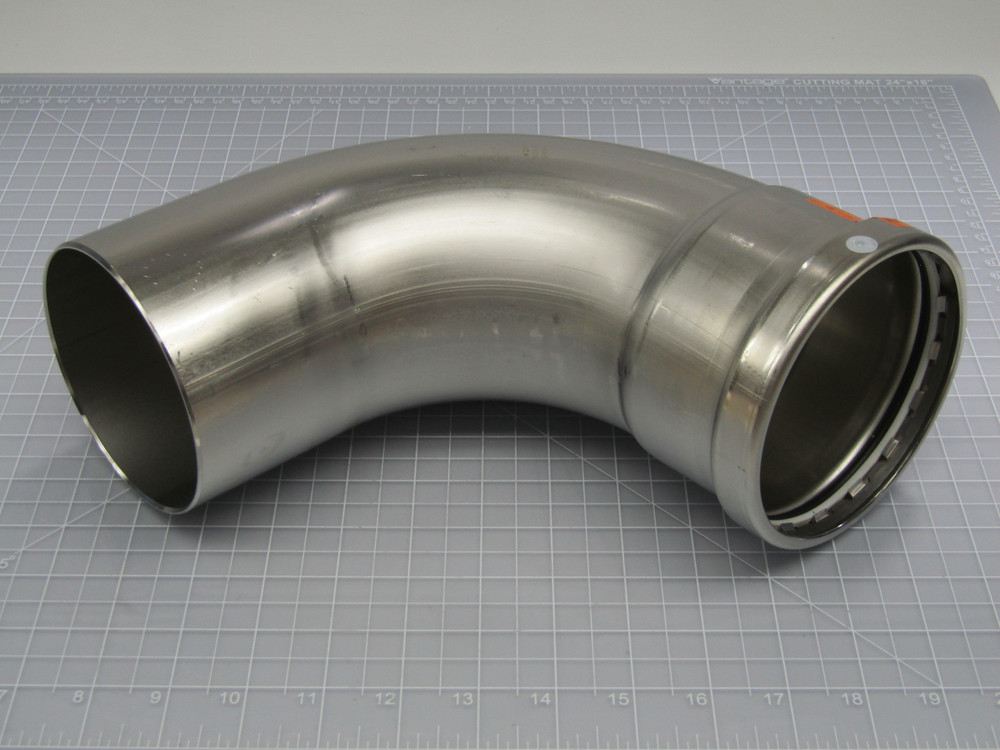 Viega 85532  4 In FTG x P 304 Stainless Steel XL Elbow  90 Deg w/FKM  For Sale