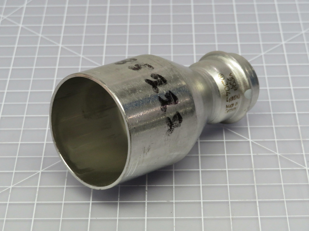 Viega 85225  ProPress 304 FKM 2 In x 1 In Fitting  For Sale