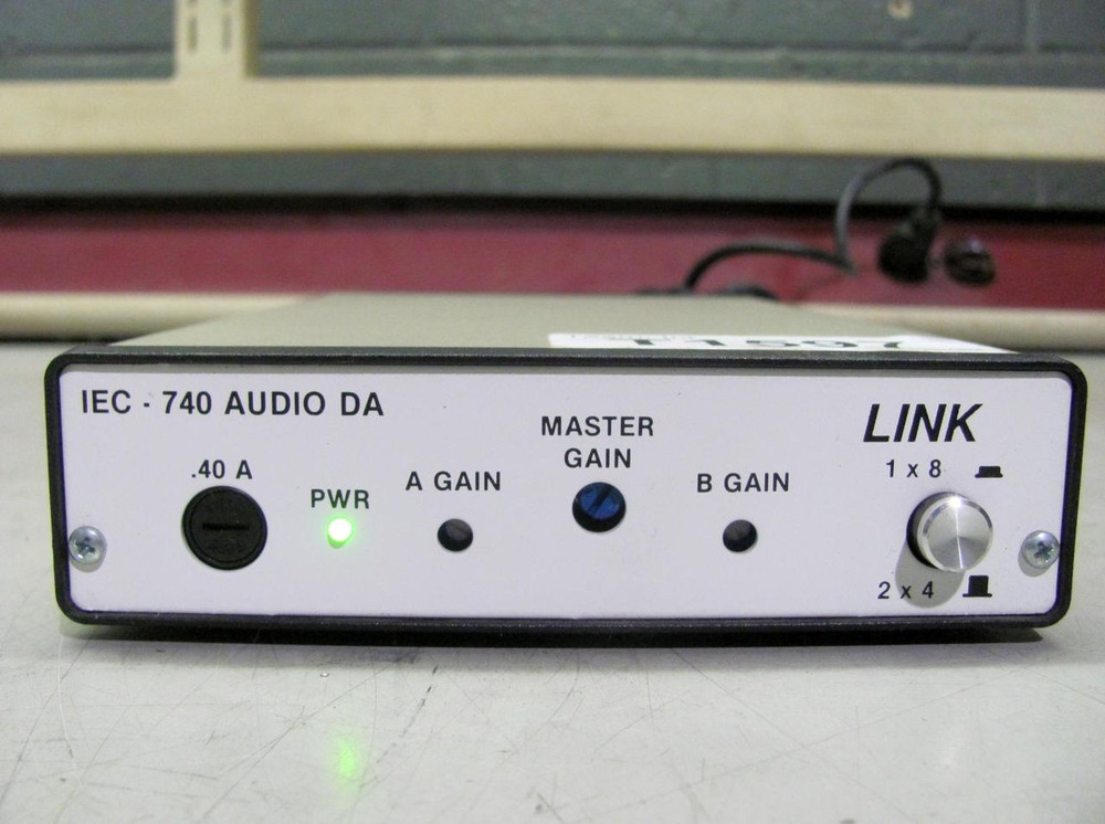 LINK ELECTRONICS IEC-740 VIDEO DISTRIBUTION AMPLIFIER T1597