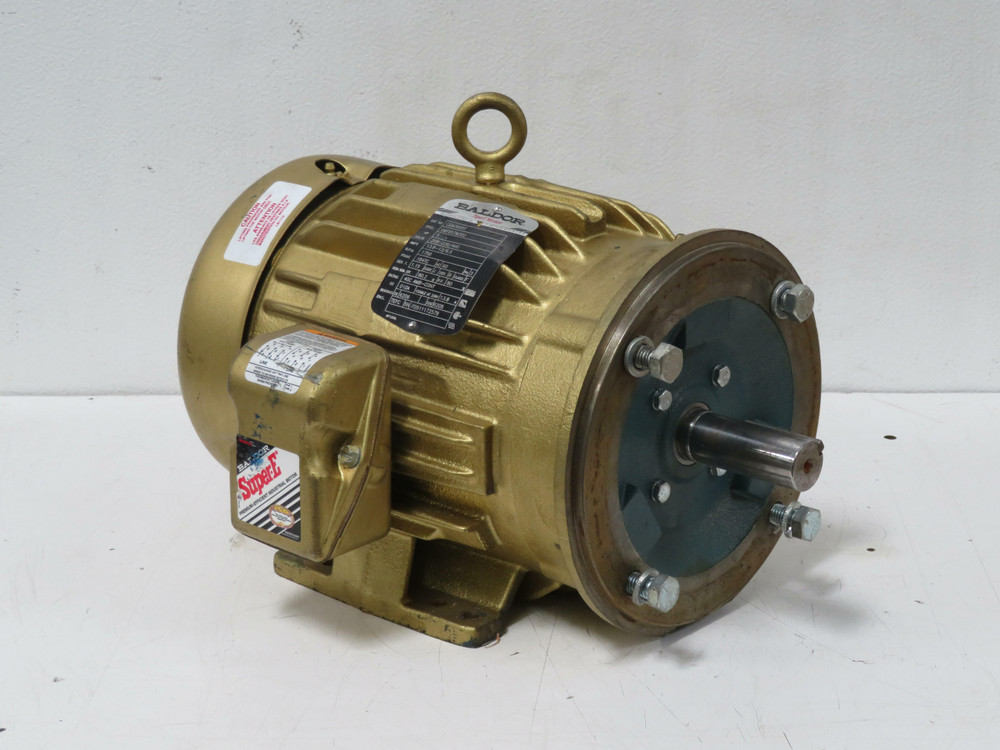 Baldor CEM3265T 06F057W352 184T 5HP Super E Motor 208-230/460 13.8-6.5A 1750 RPM  For Sale