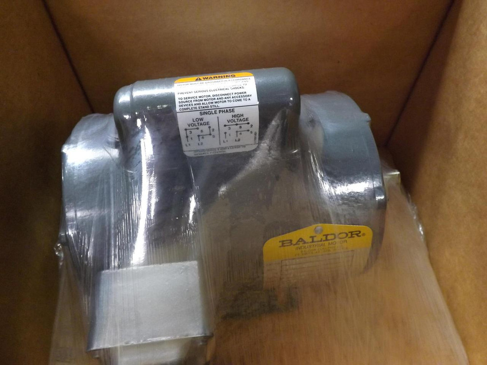 BALDOR L1209 1/2 HP OPEN GENERAL PURPOSE MOTOR FRAME 48 1 PH