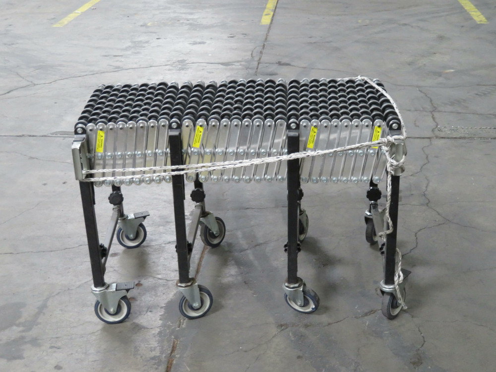 13D467  200 LBS Cap Accordian Roller Conveyor 144x18 In  For Sale