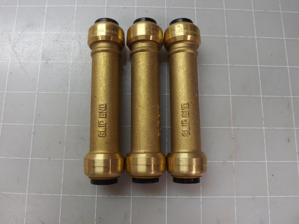 LOT OF 3 CUPC EPC 1/2 1061 NSF/ANSI 61 BRASS PUSH FIT FITTINGS T50821