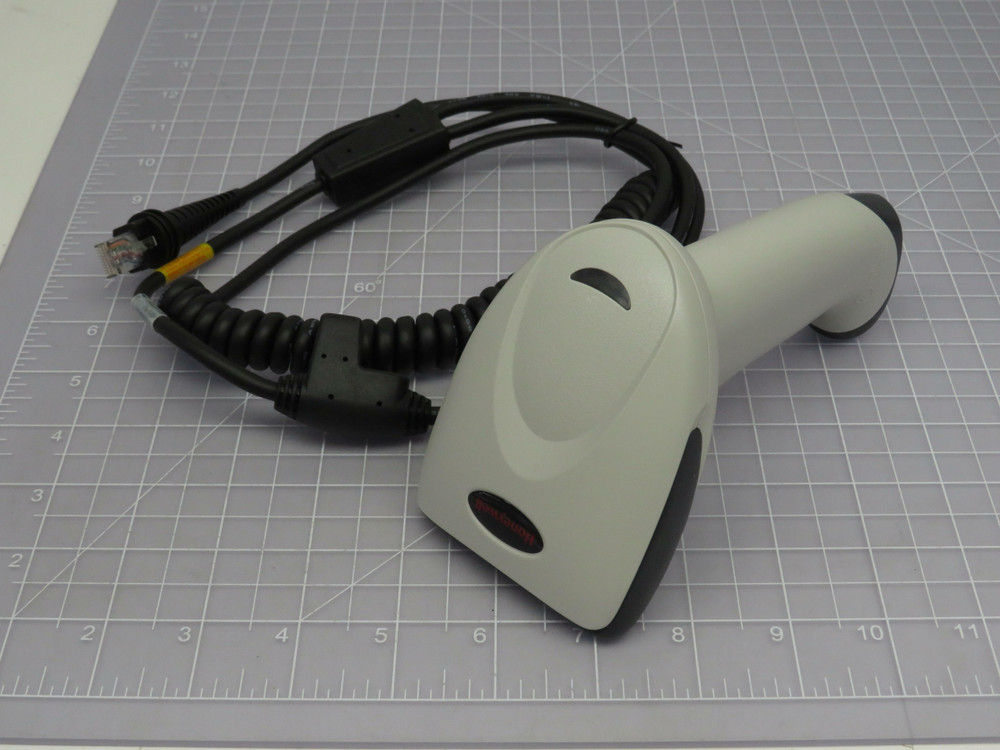 Honeywell 1300G-1KBW  Linear Imaging Scanner for 1D Barcode, KBW Kit, PS2, 3M Coiled Cable and Documentation, 5V, Ivory  For Sale