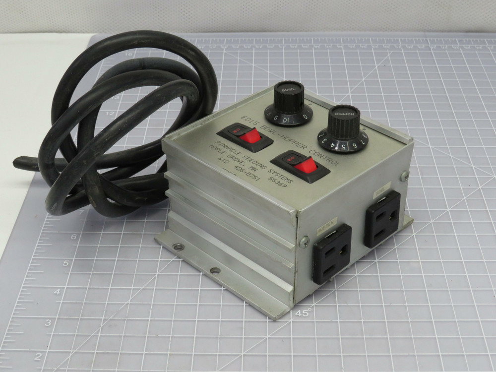 Pinnacle Feeding Systems ED15   Bowl-Hopper Control  For Sale