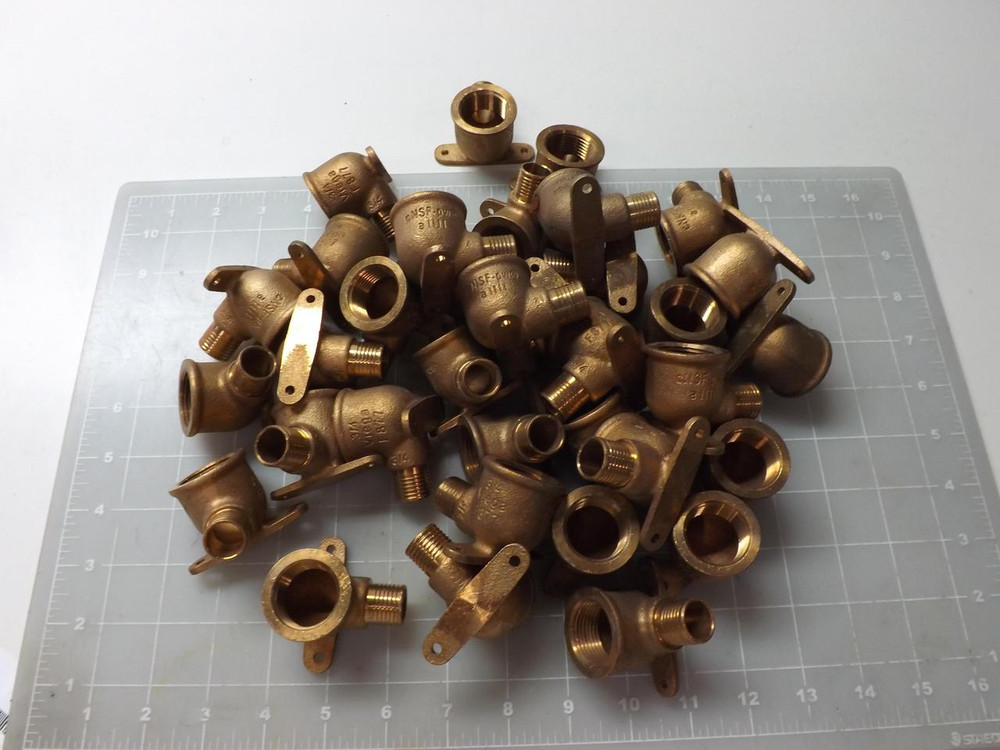 LOT OF 34 VIEGA F877 CNSF-PW A1111 3/4 ADAPTER FITTING CONNECTOR T51004