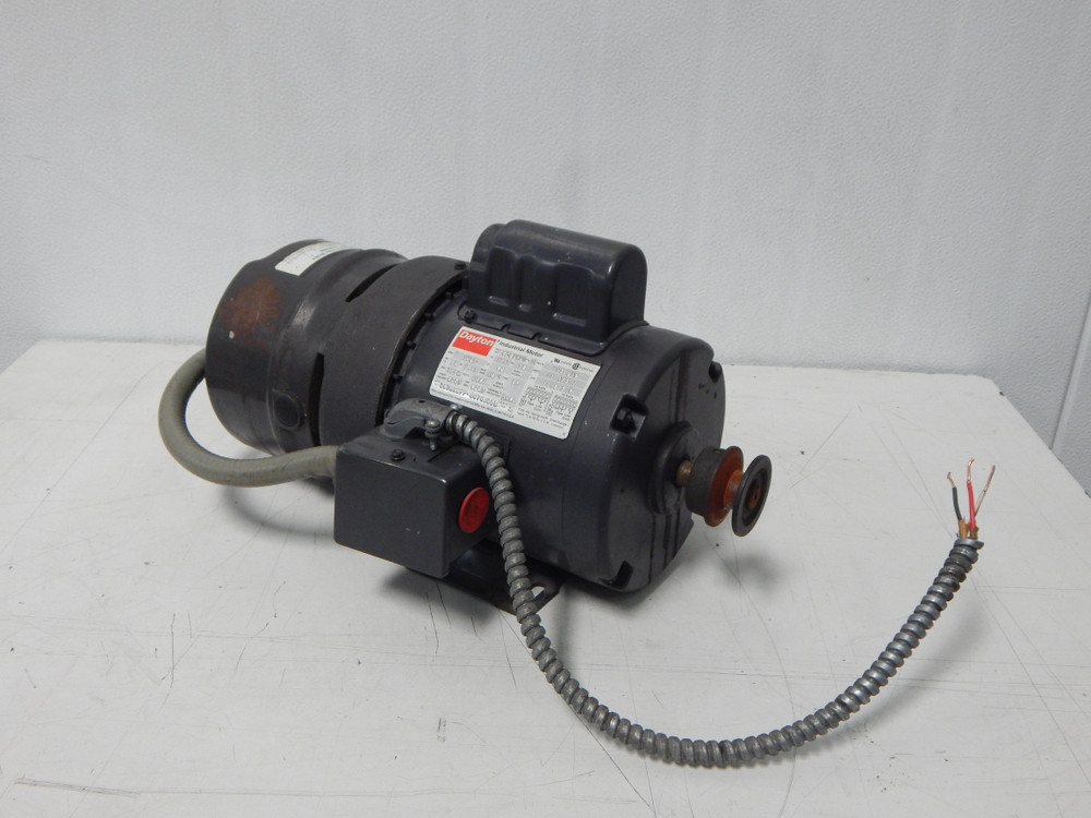 Dayton 6K639H  Industrial Motor w/ Magnetic Disk Brake  For Sale