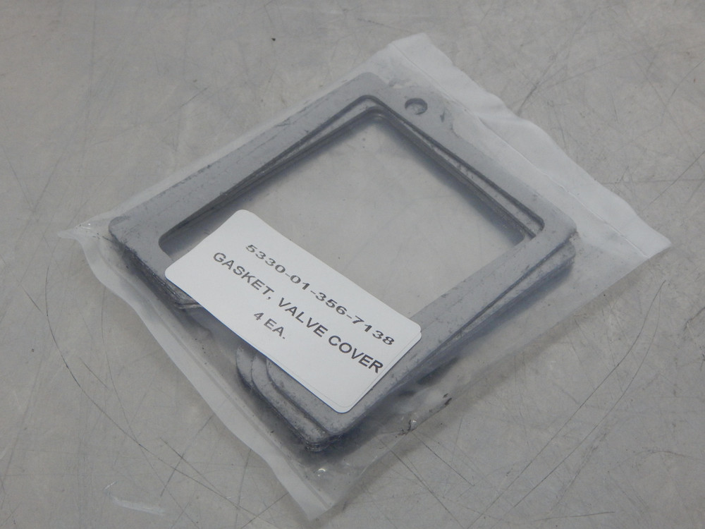 Lot of 4  5330-01-356-7138  Gasket Valve Cover Pack   For Sale