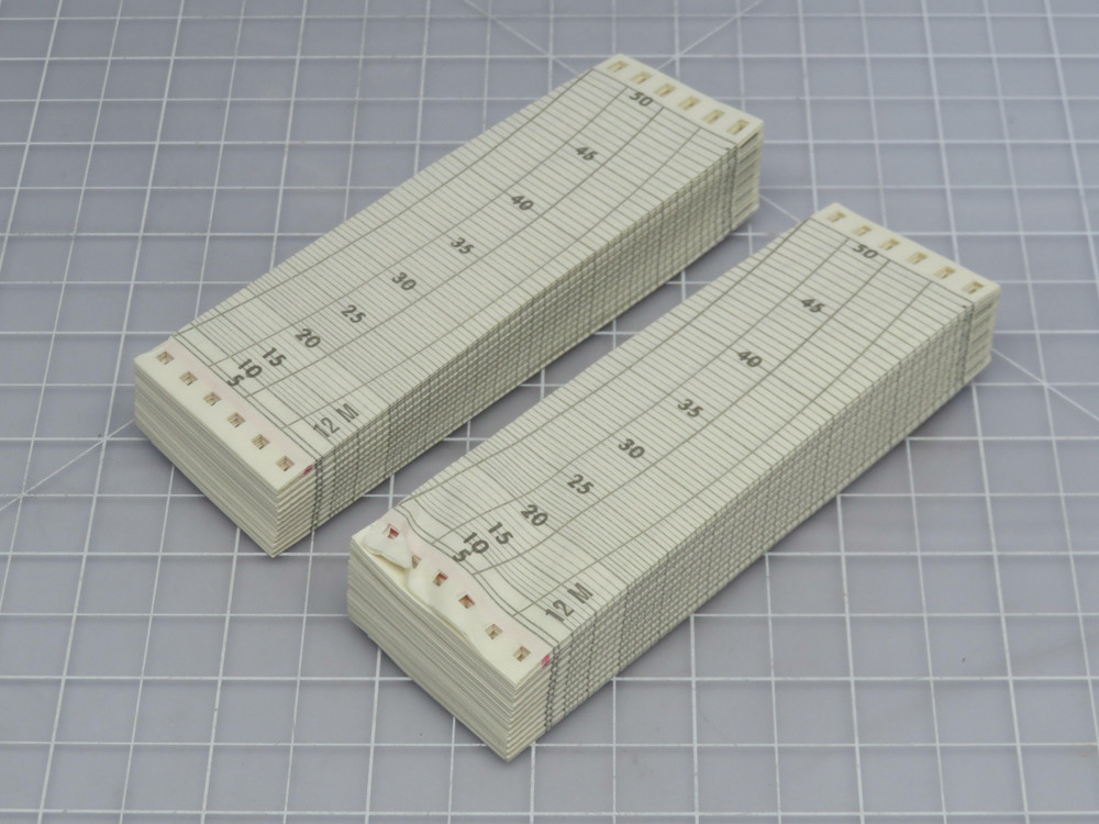 Lot of 30 Foxboro 53069-6TX  Recording Charts Range 0-50  For Sale