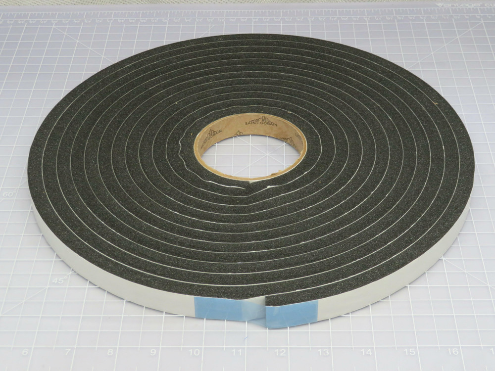 Lot of 20  90164A046 V7412 Tape PVC FOAM  0.0375in X 0.5 Med Black 3/8 in X 3/4 in X 25 FT  For Sale