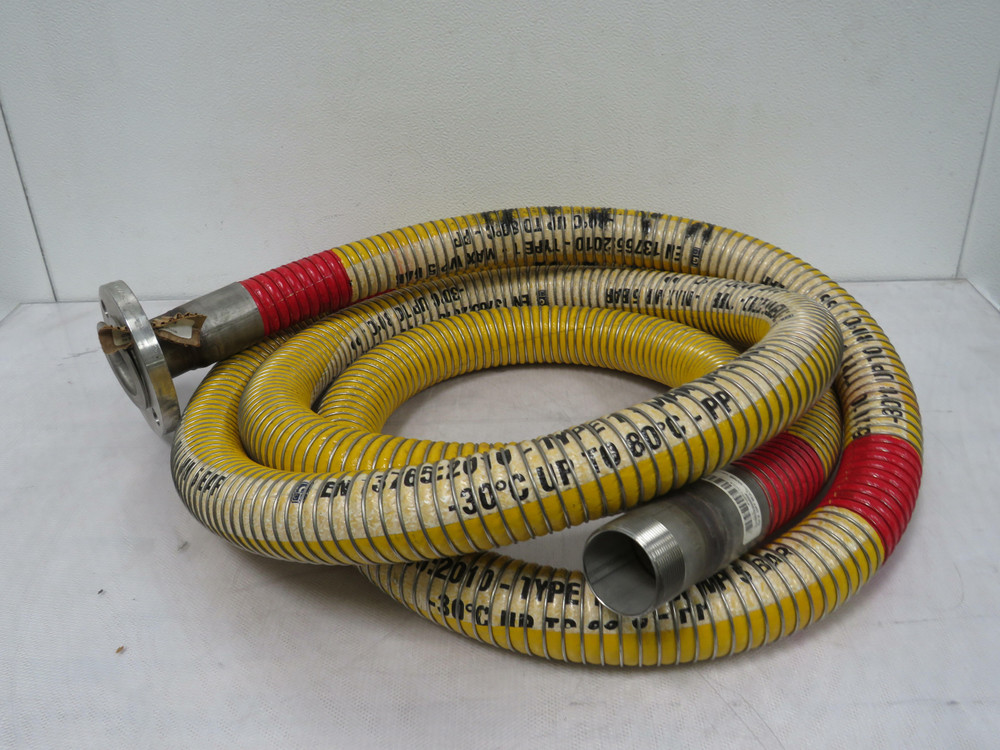Sorf F316/316L G21053230050F Hose 150 Lbs B16.5 A/SA182 51422  2 in x 20 ft Multi-Vapor Yellow  For Sale