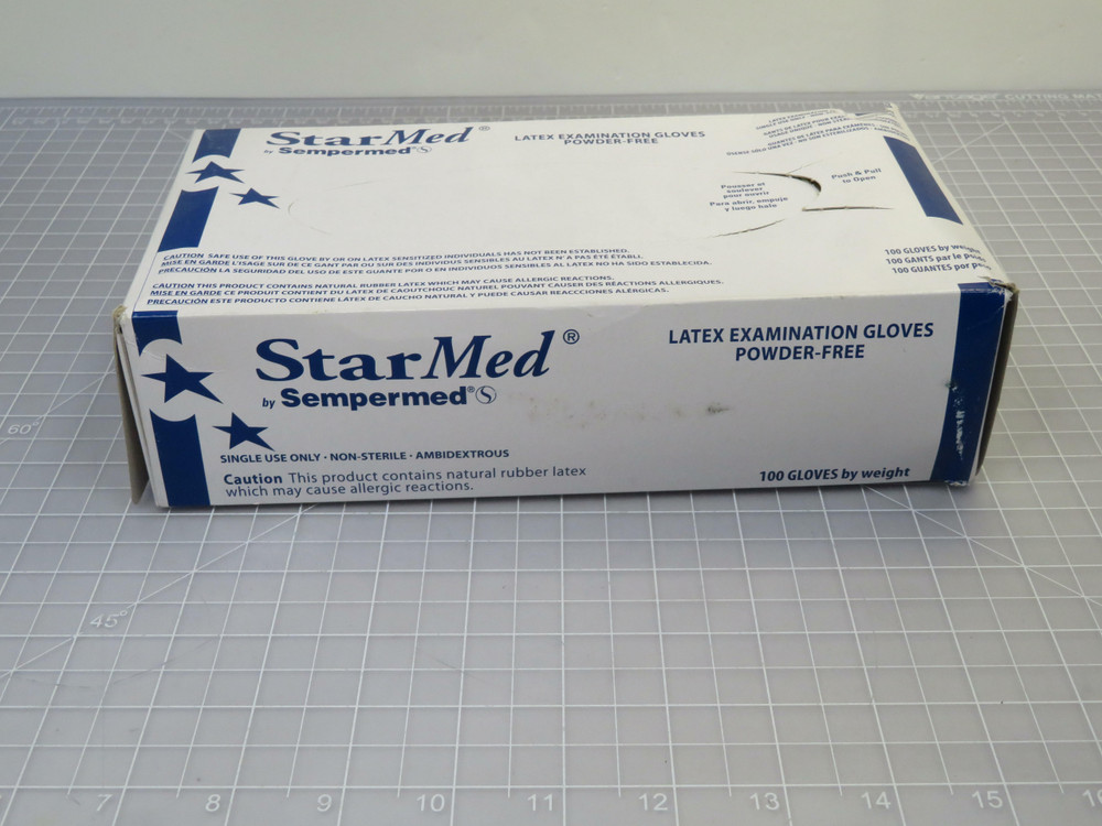 Lot of 100 StarMed SM102  Examination Gloves Petite  For Sale