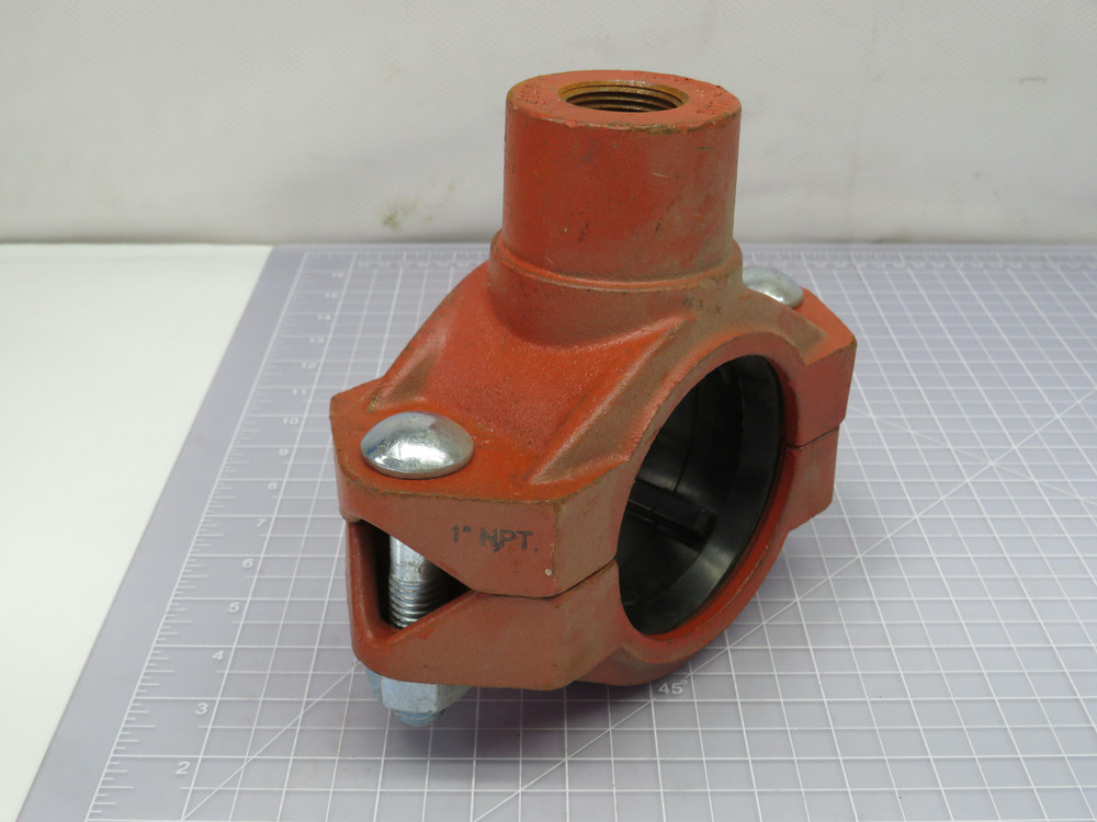Victaulic   3 in Style 72 Grooved IPS Outlet Coupling  For Sale