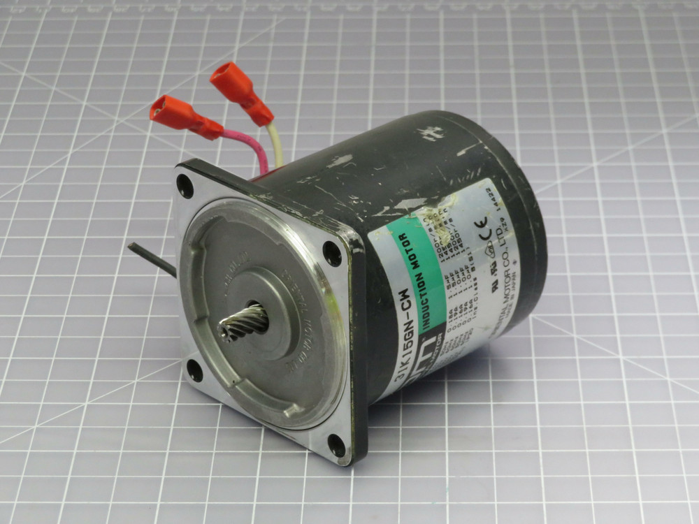 Oriental Motor 31K15GN-CW XZ9 14422 Induction Motor 200-230 VAC 15 W 1200-150 rpm  For Sale