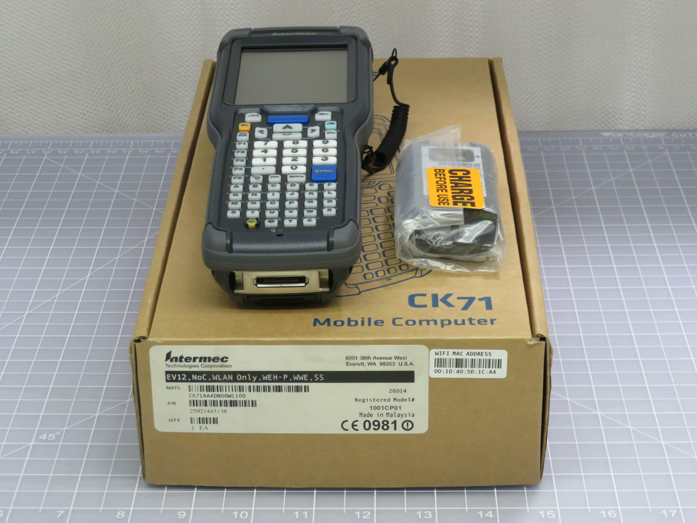 Intermec CK71AA4DN00W1100 CK71
 Mobile Computer EV12 NoC WLAN Only WEH-P WWE SS  For Sale
