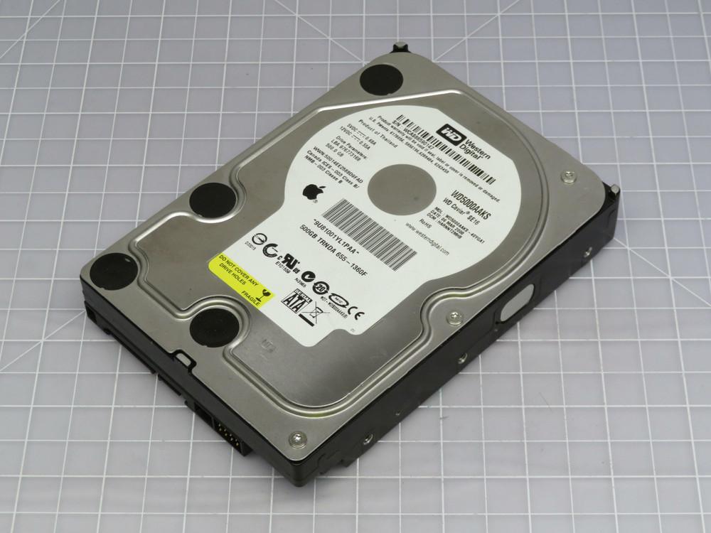 Western Digital WD5000AAKS  500GB Hard Disk Drive  For Sale