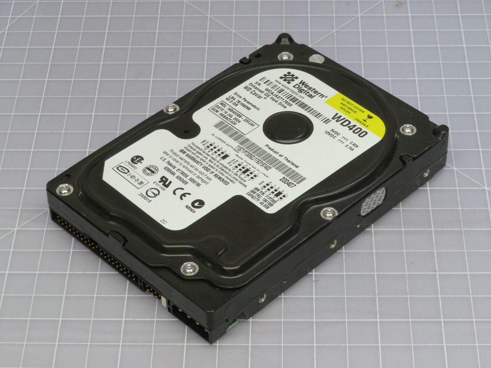 Western Digital WD400 WD400BB-23FJA0 40 GB Hard Drive Disk  For Sale