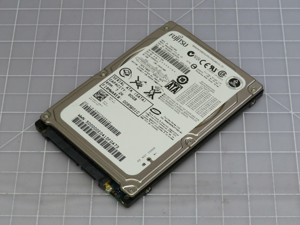 Fujitsu MHW2080BJ  CA06855-B42500DL 80 GB Sata 7.2 K RPM Hard Drive Disk  For Sale