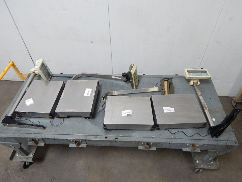 Lot of 4 AND HW-30K FW-31K  Weight Platform Scales   For Sale