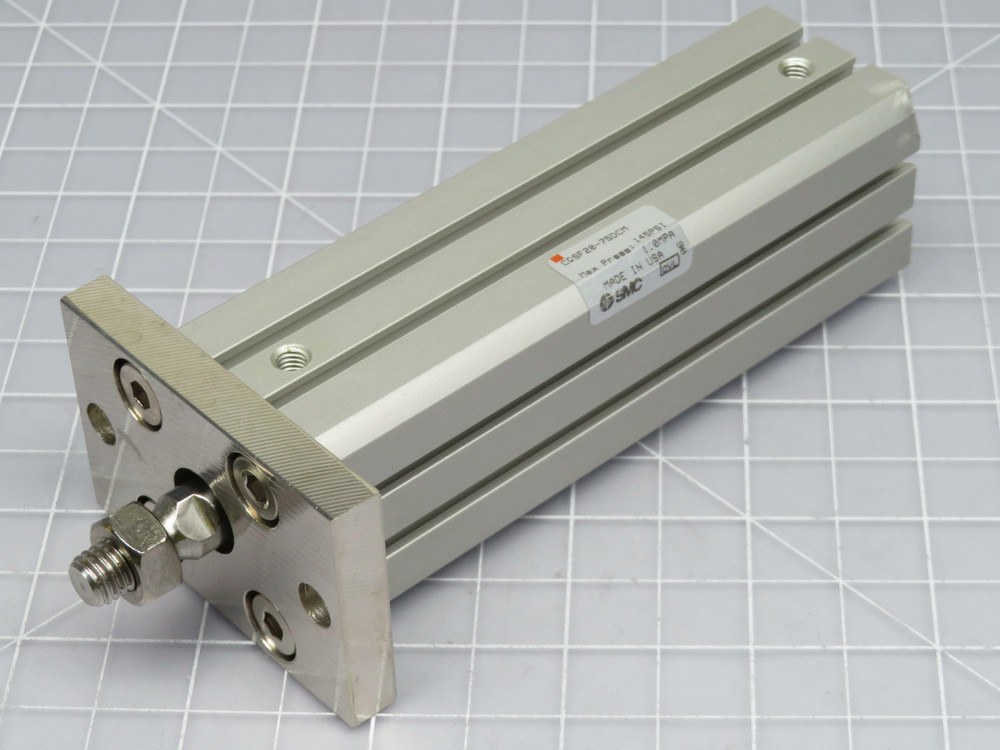 SMC CQSF20-75DCM  Double Acting Pneumatic Cylinder 145 PSI  For Sale