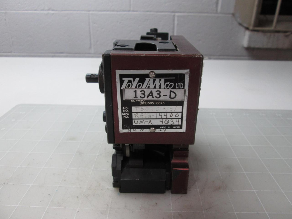 TOYOJAMCO TSC40F/S RA18-14400 UM-A 4034 DIE PRESS APPLICATOR T51964