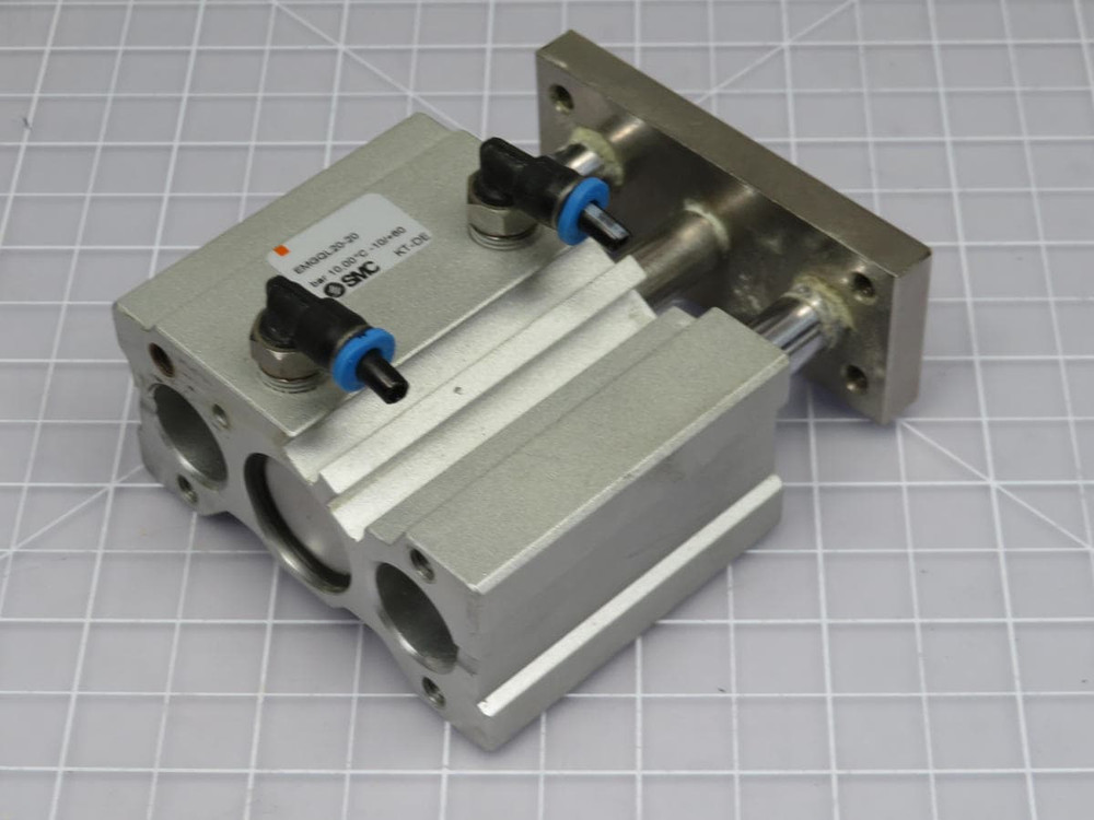 SMC EMGQL20-20 GUIDED PNEUMATIC CYLINDER 10 BAR T192929