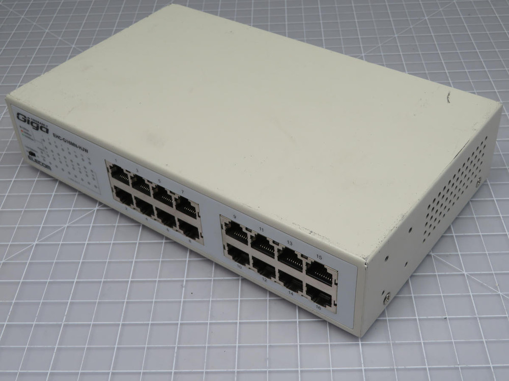 Elecom EHC-G16MN-HJW  Giga 1000Base-T  For Sale