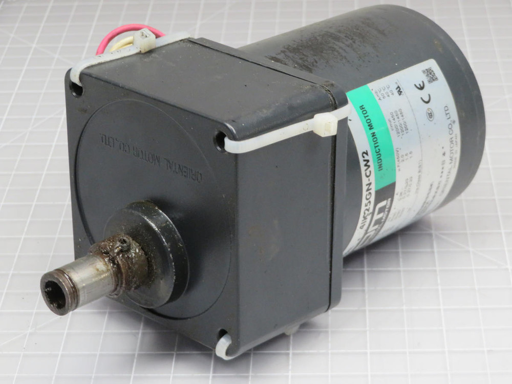 Oriental Motor 41K25GN-CW2  Induction Motor 200/230V 1200/1450 RPM  For Sale