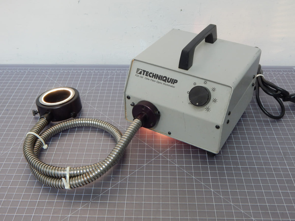 TECHNIQUIP FOI-150  150W Fiber Optic Illuminator w/ Light Ring  For Sale