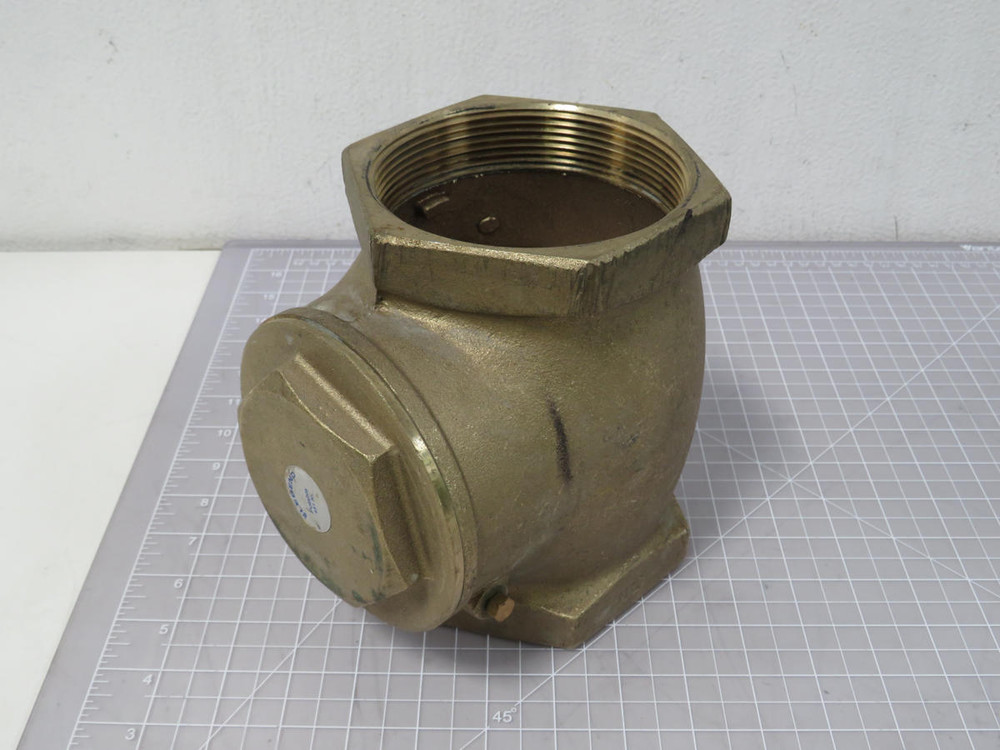4 in 200 WOG Brass Valve   For Sale