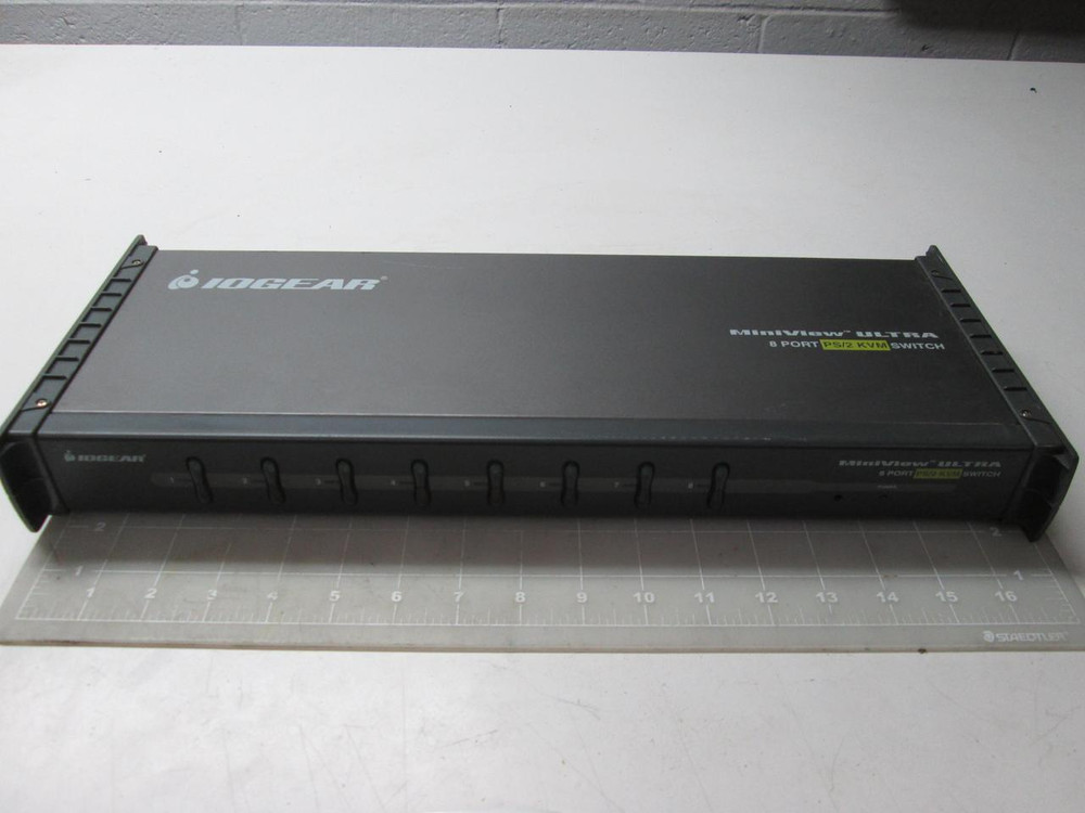 IO GEAR GCS138 8 PORT PS/2 KVM SWITCH T52882