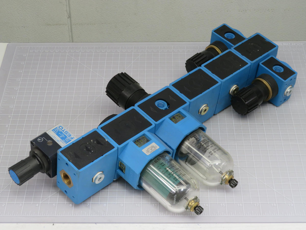 FESTO LRP-1/4-0.7 LFR-1/2-S-B SOLENOID VALVE ASSEMBLY T195982