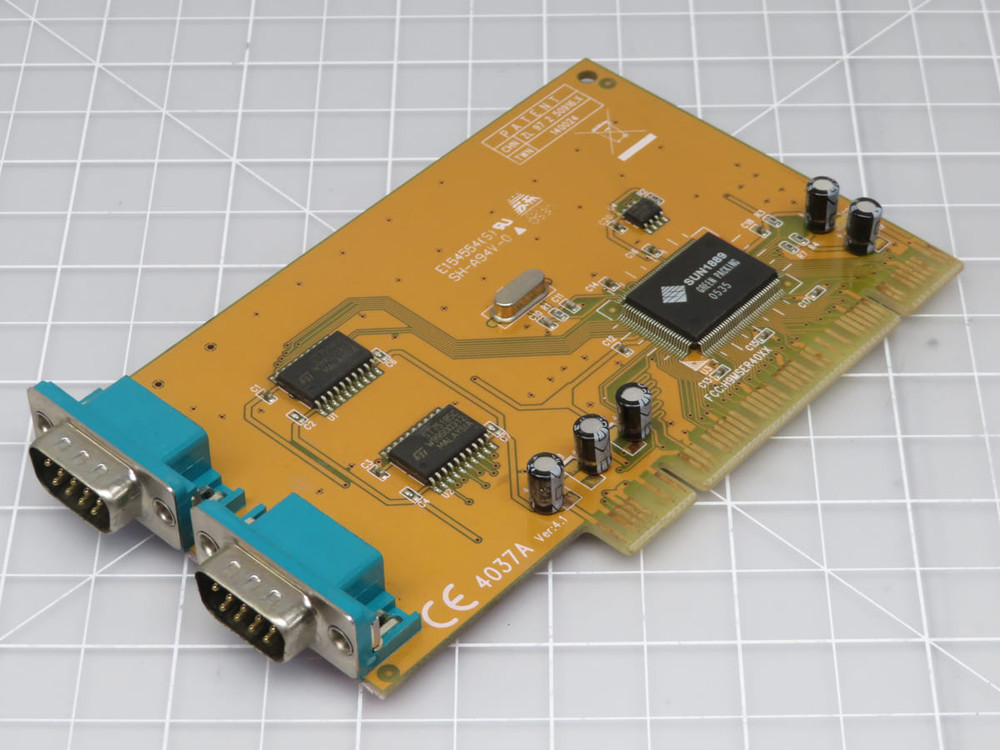 SUNIX H9MSER40XX 4037A DUAL PORT SERIAL CARD T196526