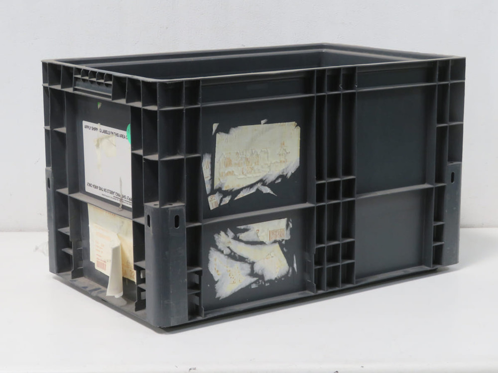 Lot of 36 Schaefer Newstac NF241512.AP  Plastic Bins 24x15x12 Mixed Color  For Sale