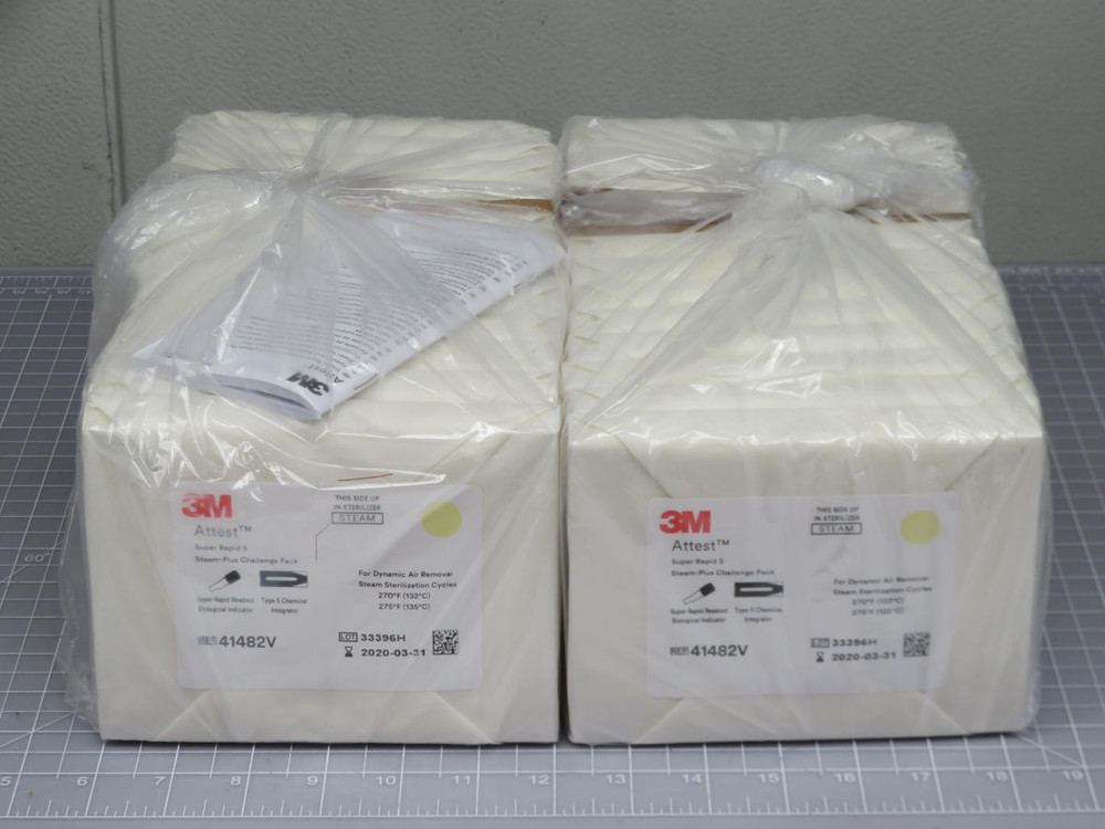 Lot of 24 3M 41482V  Super Rapid 5 Steam-Plus Challenge Pack Attest  Type 5 Chemical  For Sale