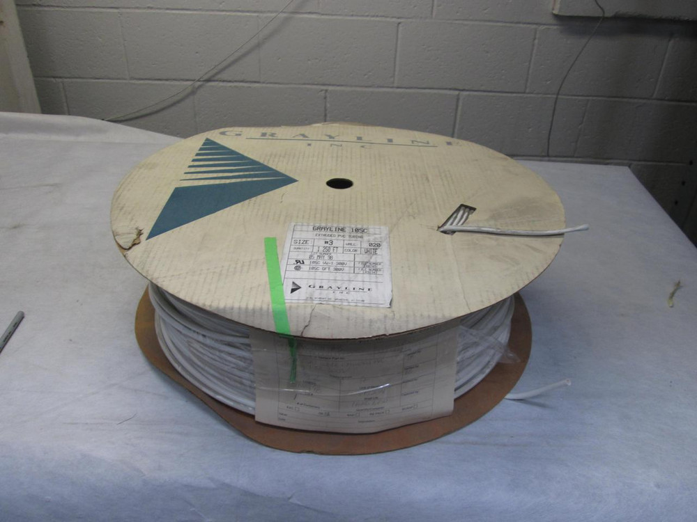 105C E40745 LR31347 EXTRUDED PVC TUBING. SIZE 3 WALL 0.020 (1250 FT) T52808