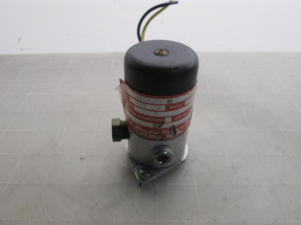 HUMPHREY T062E1-3-10-35 SOLENOID VALVE T53221