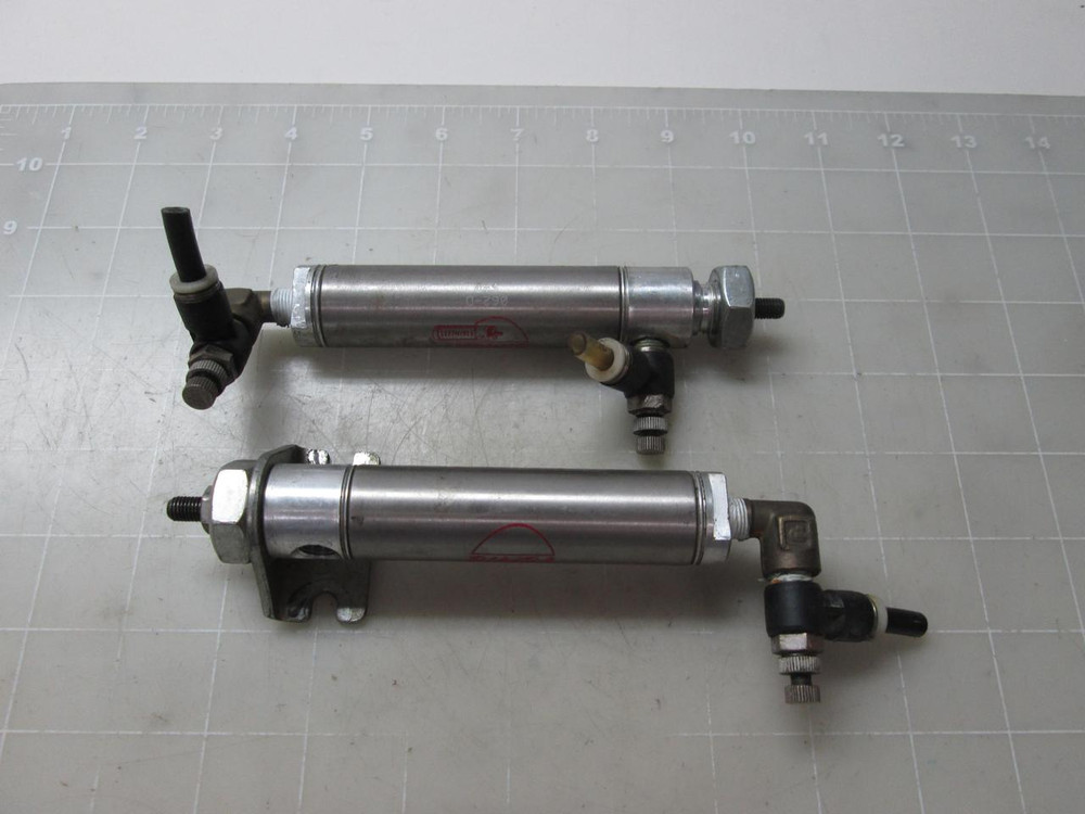 LOT OF 2 BIMBA 062-D PNEUMATIC CYLINDER T53767