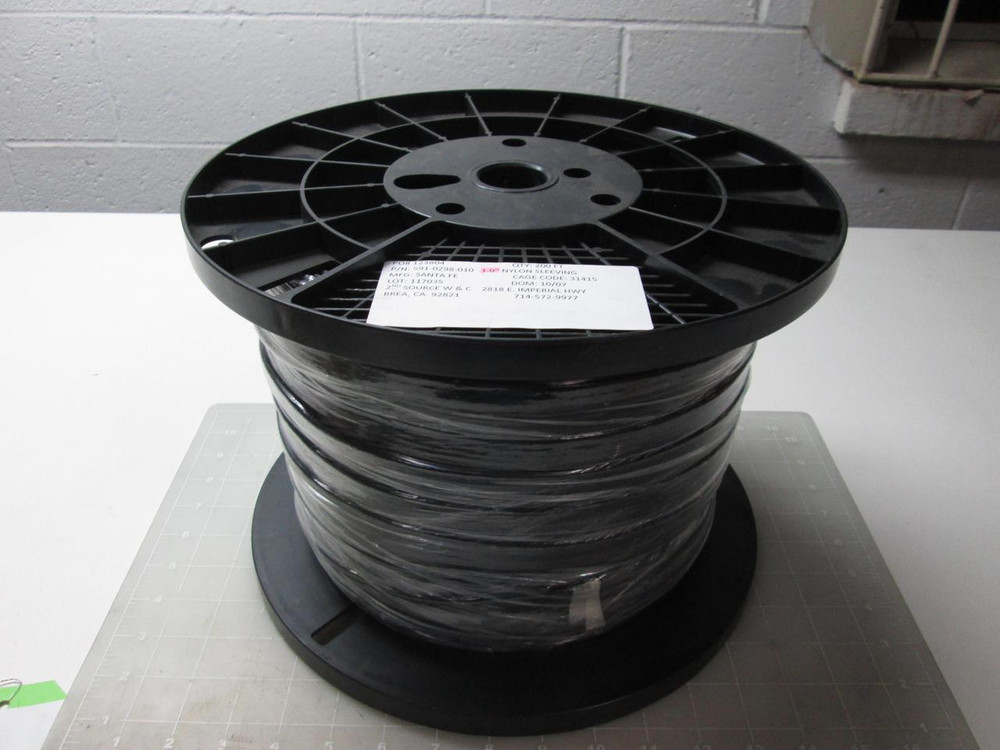 SANTA FE TEXTILES 591-0298-010 1.0" NYLON BRAID SLEEVING (200 FT) T53974