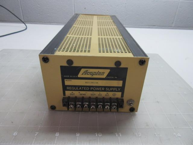 ACOPIAN RD12M13A REGULATED POWER SUPPLY T54317