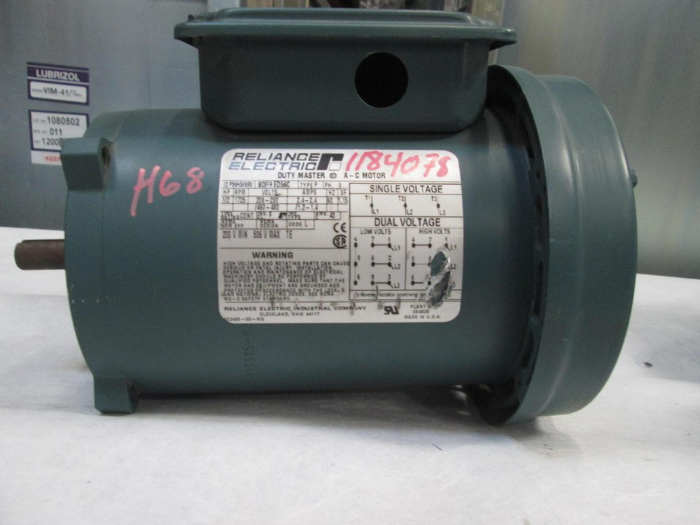 RELIANCE ELECTRIC P56H5069V 1/2 HP AC MOTOR ED56C