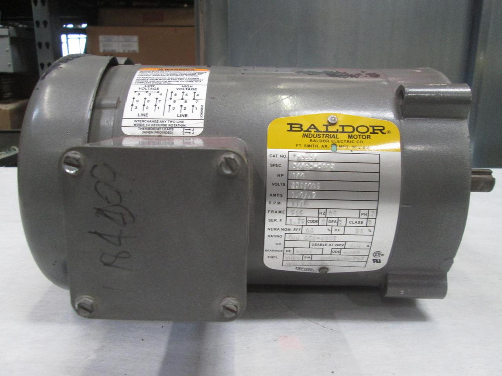 BALDOR VM3531 1/4 HP AC MOTOR FRAME 56C