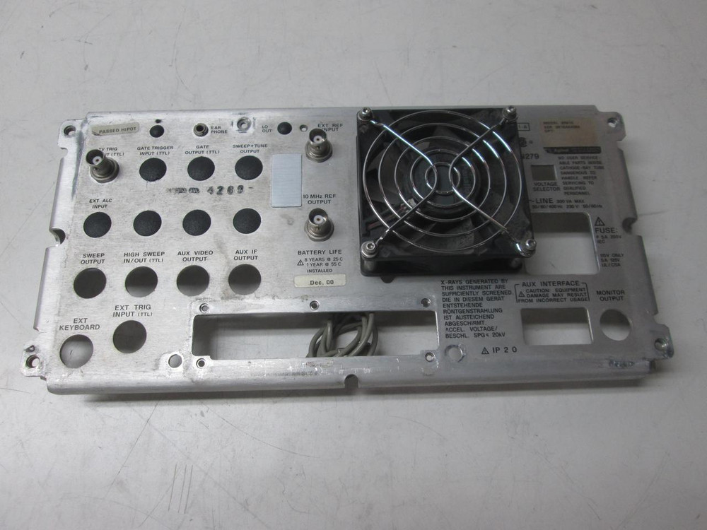 AGILENT 8591C CABLE TV ANALYZER BACK POWER SUPPLY COVER T55203