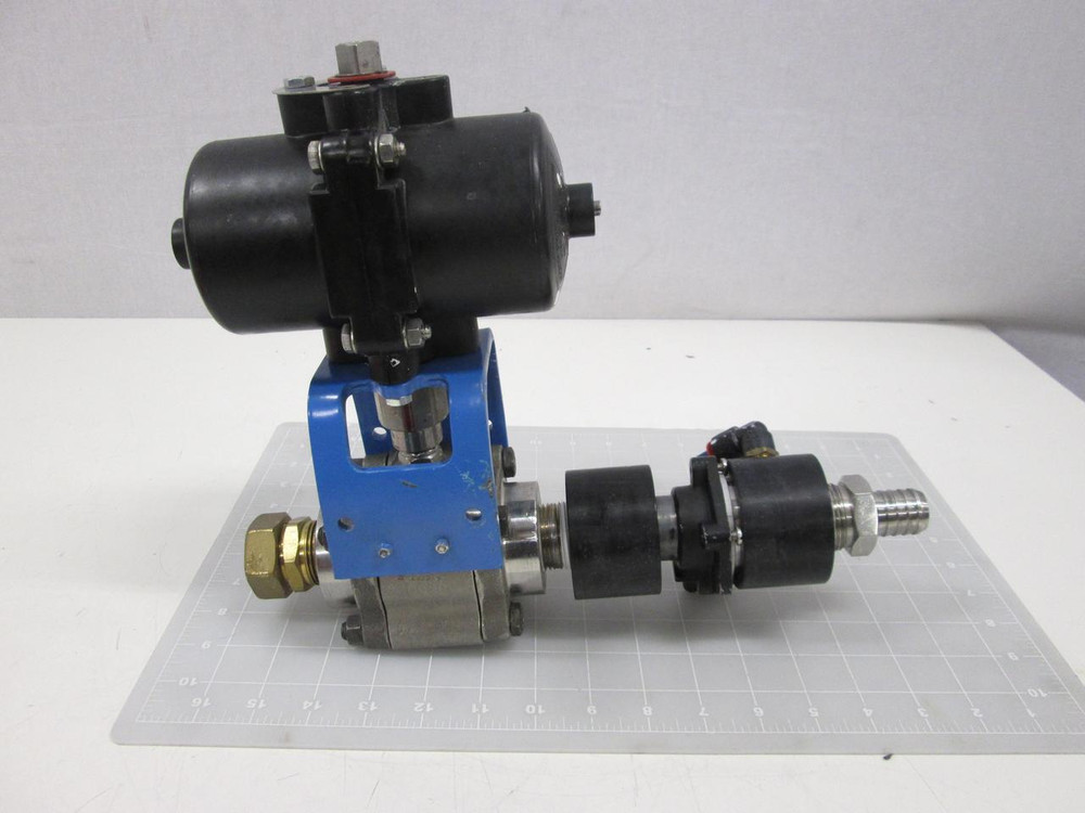 NELES JAMESBURY SP25-B 4B 3600 MT1 PNEUMATIC VALVE ASSEMBLY T58874
