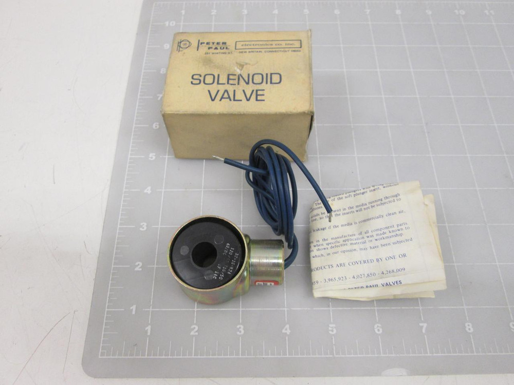 PETER PAUL ELECTRONICS 32J5DCM SOLENOID VALVES T58956