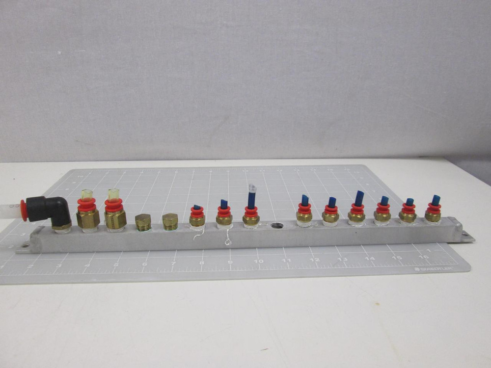 PNEUMATIC MANIFOLD W/ 15 POSITIONS FOR 1/2" ADAPTER T59449