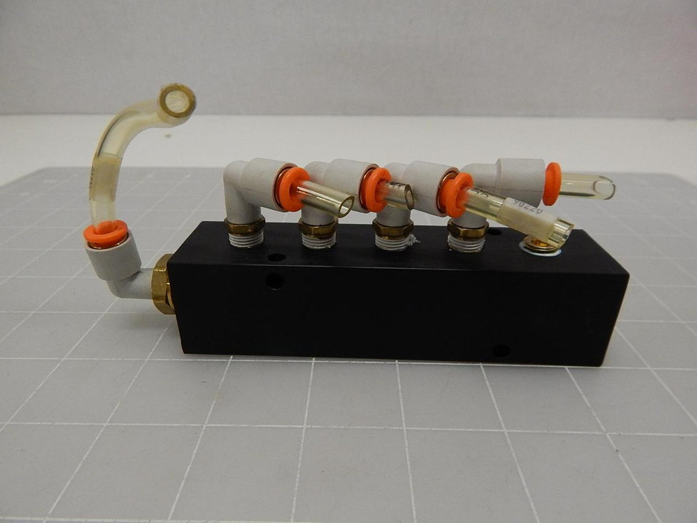 5-POSITIONS PNEUMATIC MANIFOLD FOR 3/8 ADAPTER CONNECTORS T59626