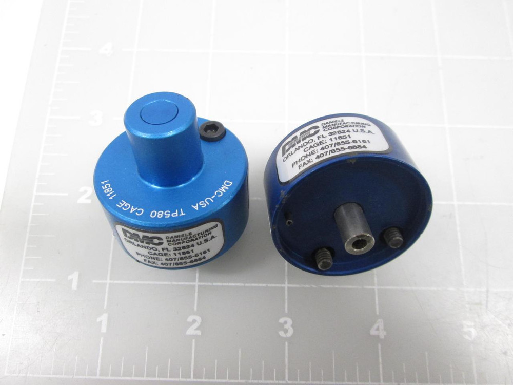 LOT OF 2 DMC DANIELS A27961-T12 P27911-T9 TP580 TURRET HEADS T60089