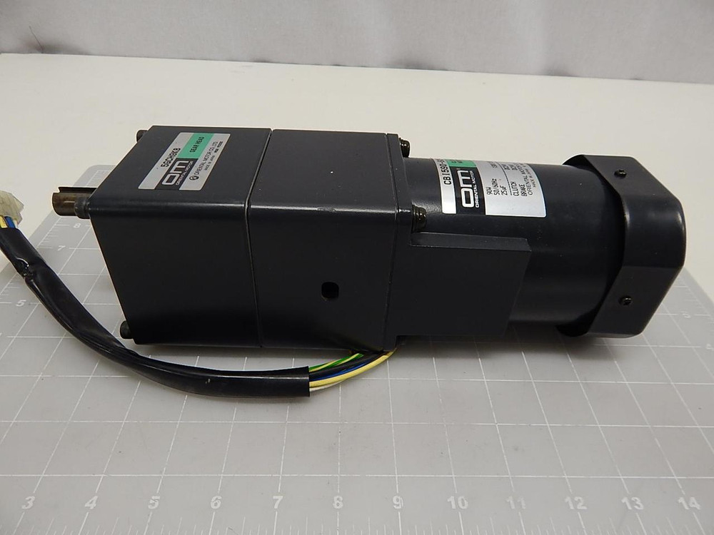 ORIENTAL MOTOR CBI590-801 CLUTCG & BRAKE MOTOR 90 W 100V 50/60 HZ 2.0 A 25 UF 1300/1550 RPM T60310